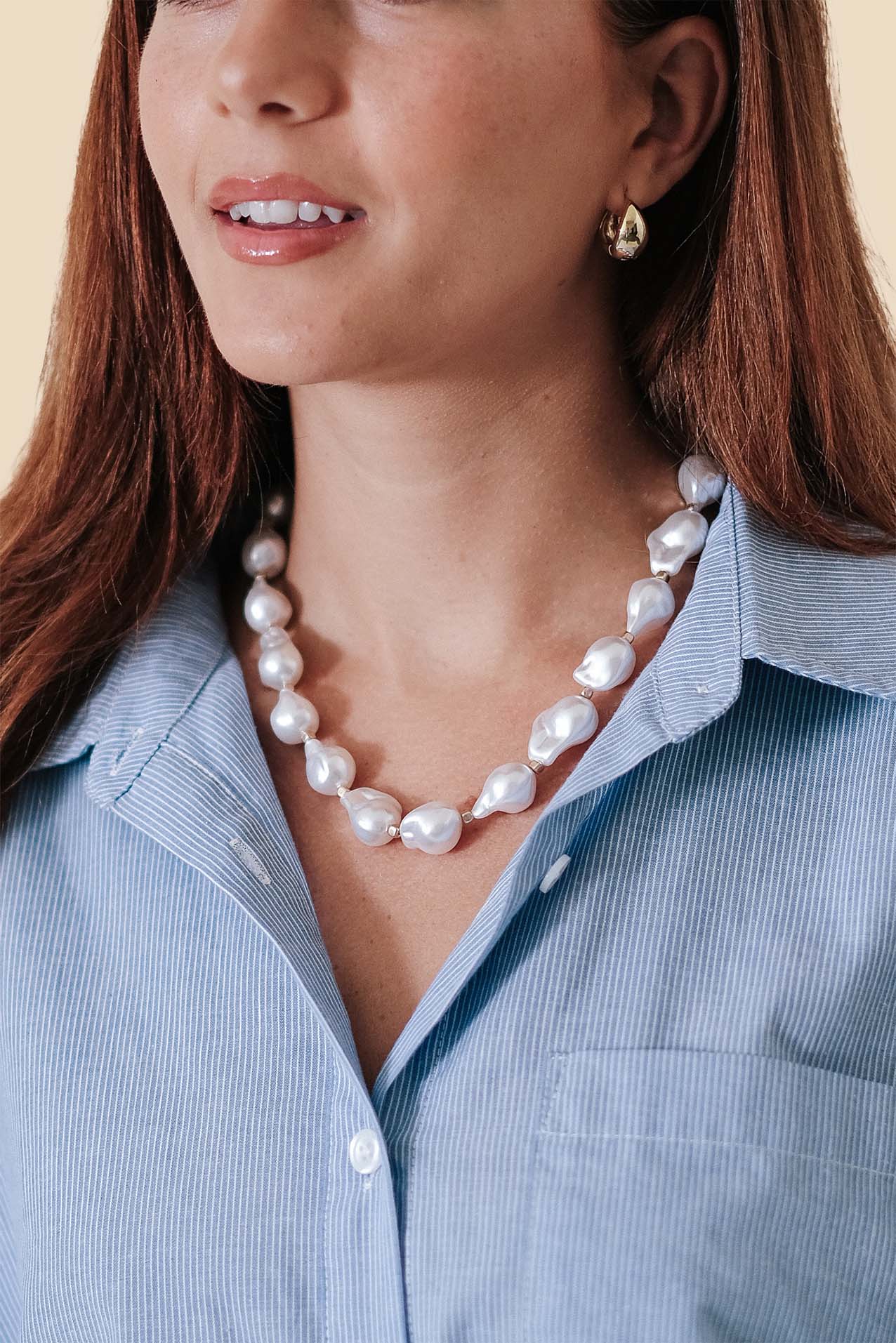 Baroque Pearl Necklace