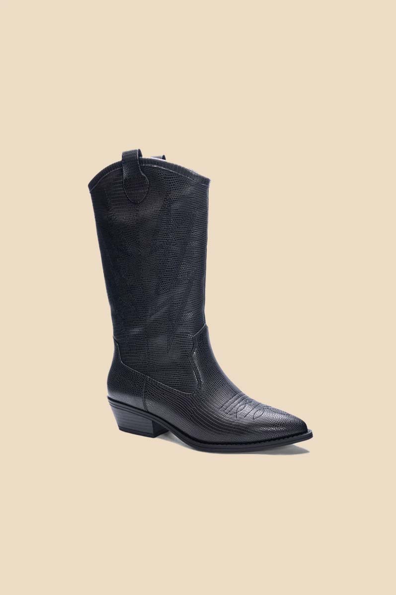 Chinese Laundry Josea Western Boot (Black)