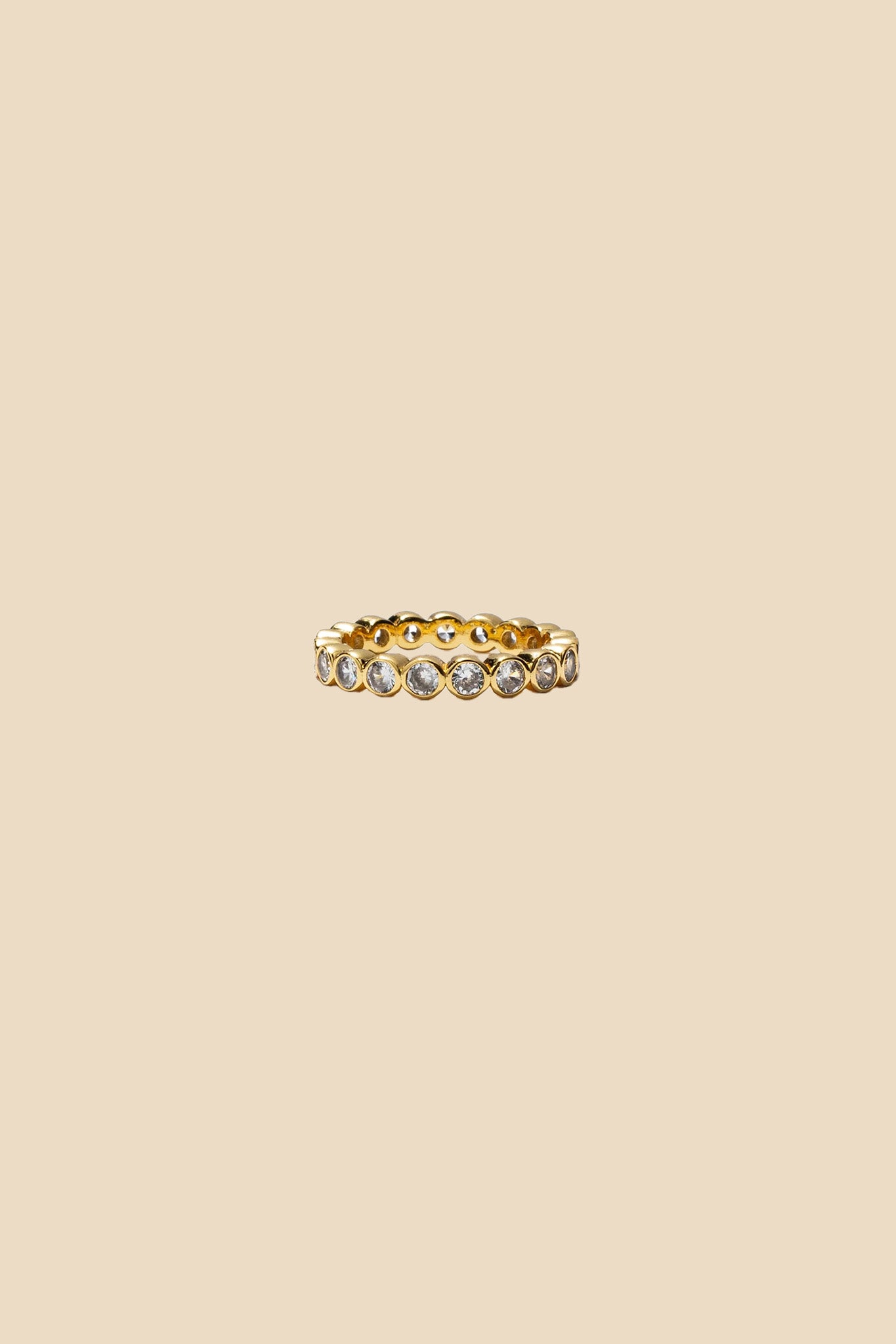 Brenda Grands 18K Gold Tennis Ring