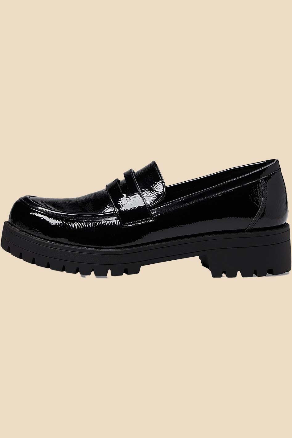 Chinese Laundry Voidz Black Chunky Loafers
