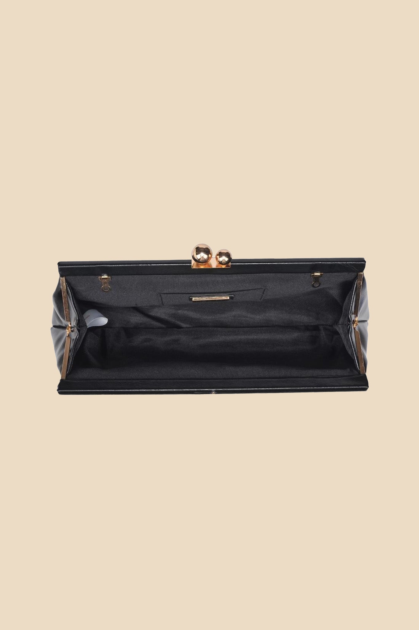 Joplin Kisslock Patent Faux Leather Clutch (Three Colors)