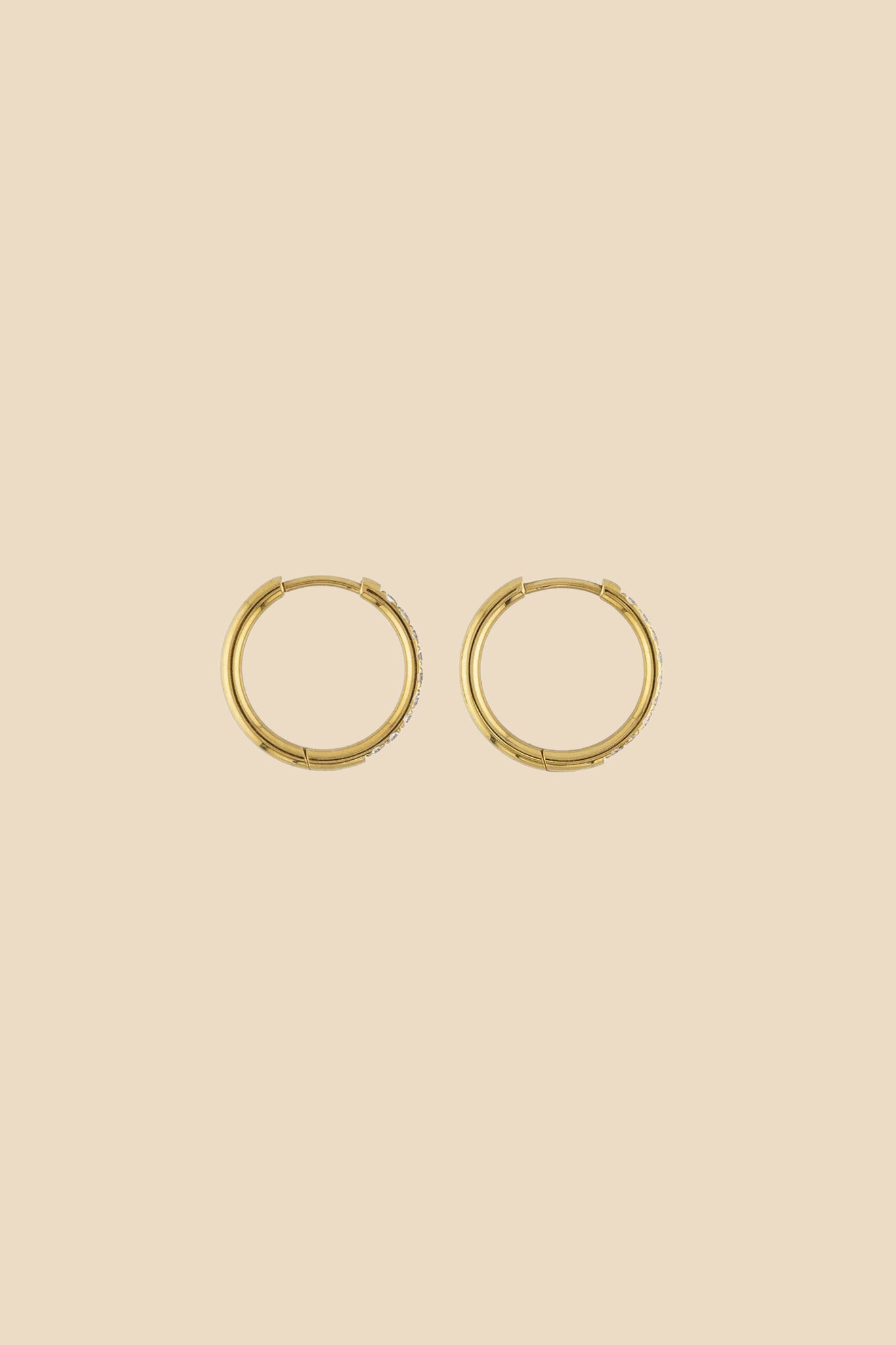 Brenda Grands 18MM Diamond Hoops
