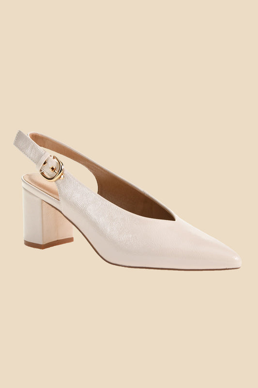 Chinese Laundry Menny Slingback Pump (Cream)