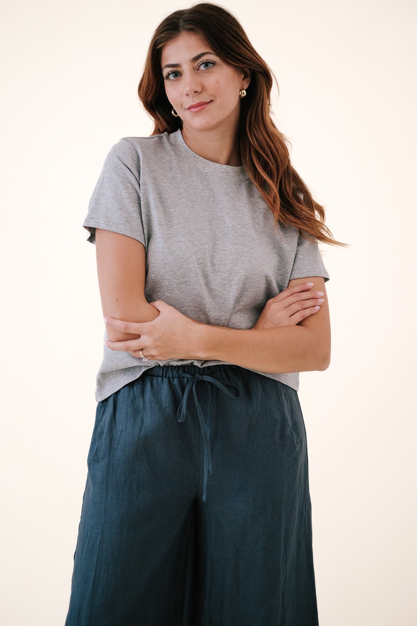 Karter Boxy Basic T-Shirt (Grey)