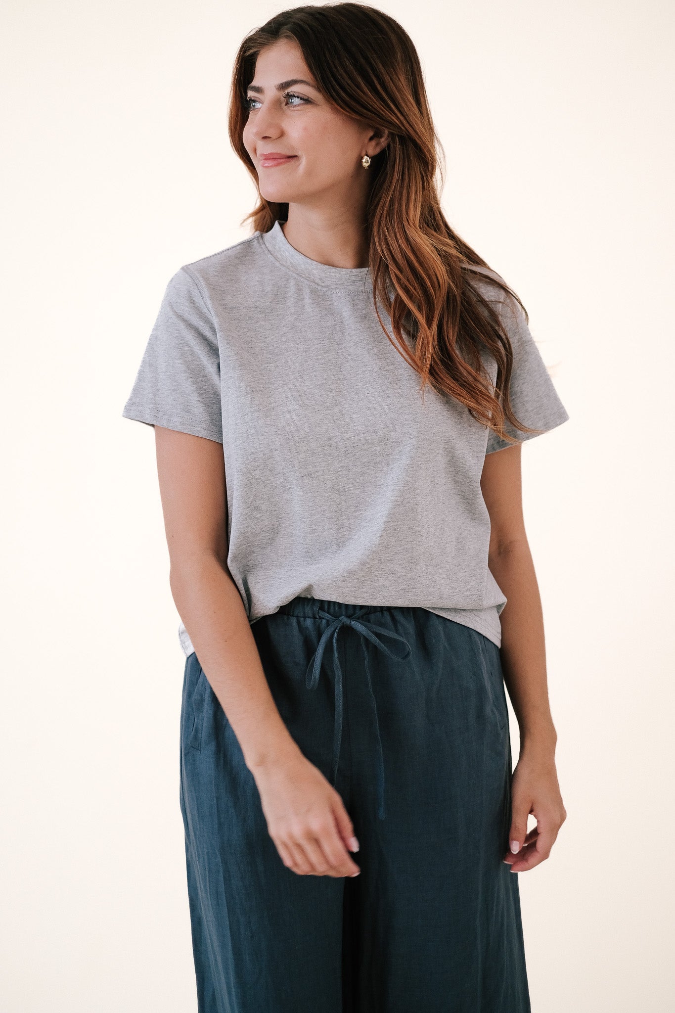 Karter Boxy Basic T-Shirt (Grey)