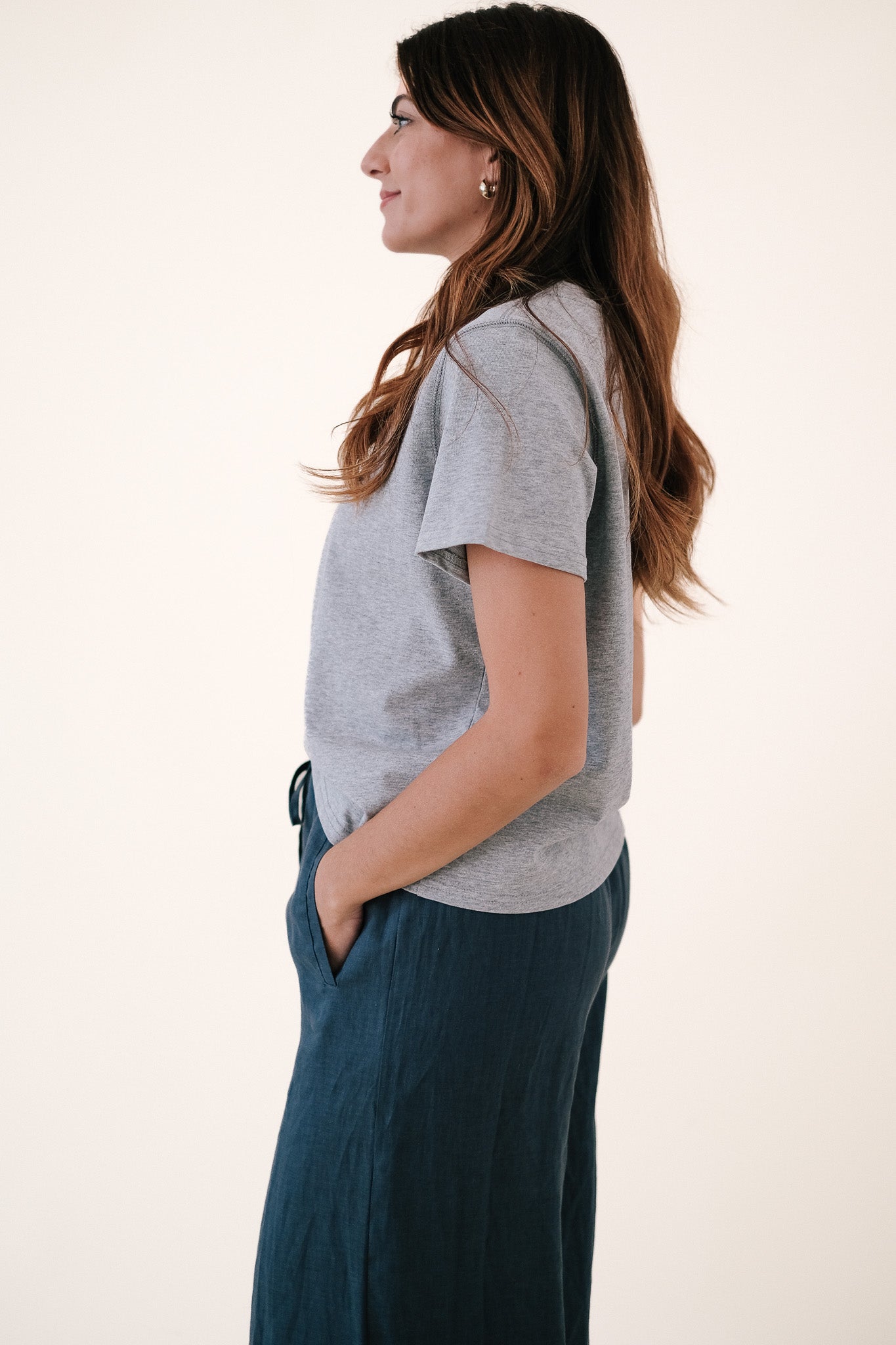 Karter Boxy Basic T-Shirt (Grey)
