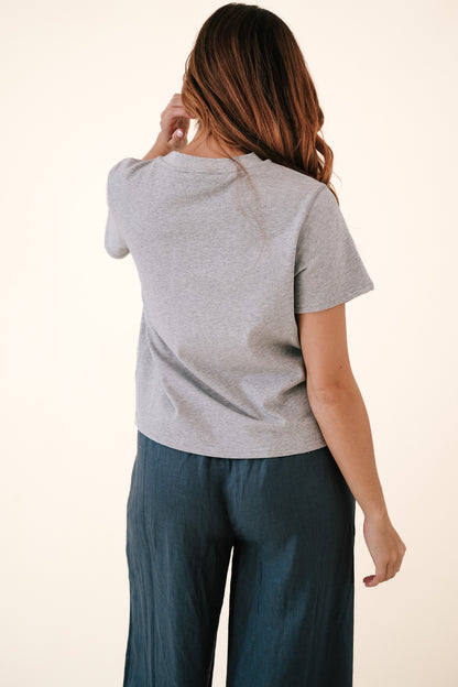 Karter Boxy Basic T-Shirt (Grey)