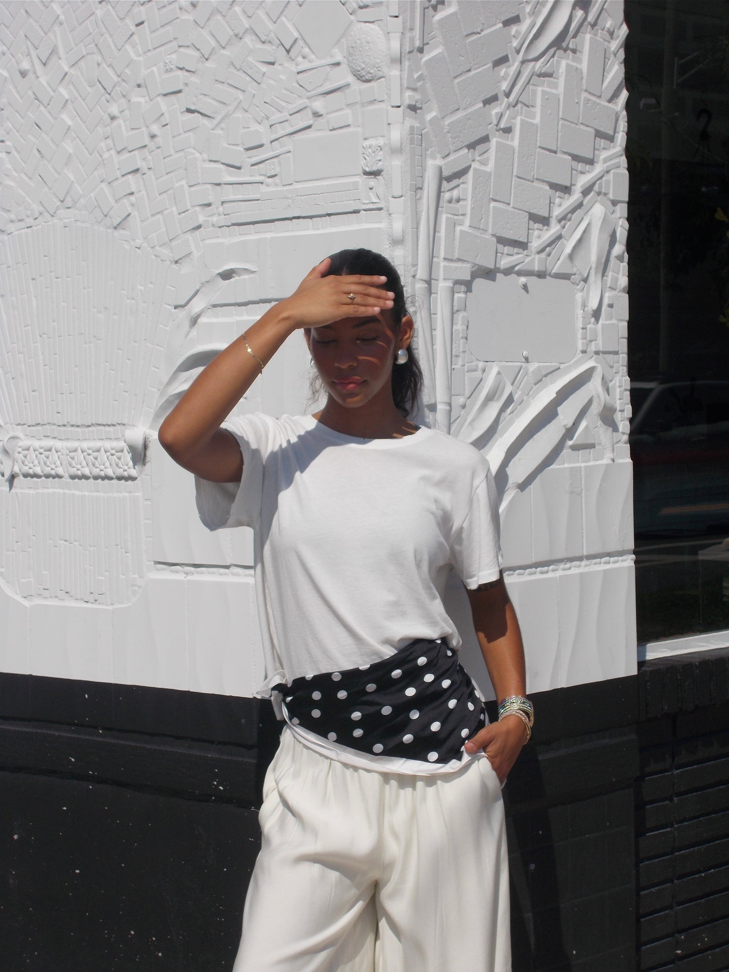Polka Dot Scarf