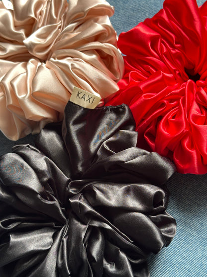 KAXI Sleep Silk Satin Scrunchies (Three Colors)