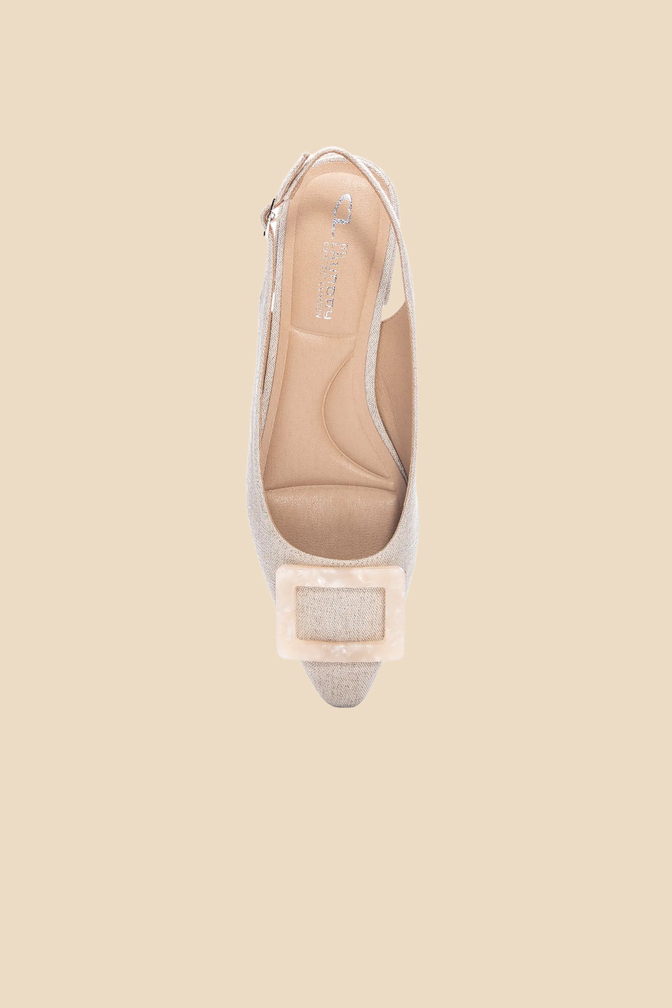 Chinese Laundry Sweetie Linen Slingback (Natural)