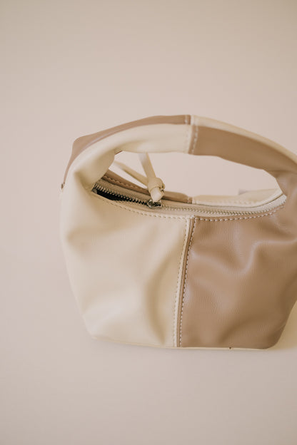 Dual Toned Mini Bag (Brown)
