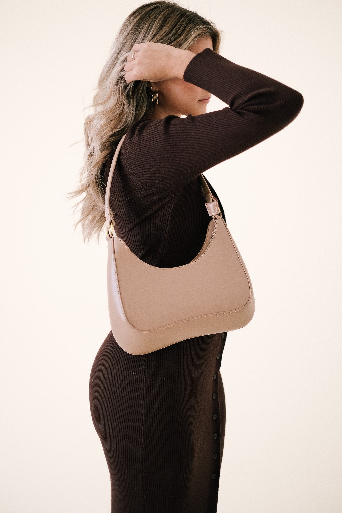 Melie Bianco Yvonne Small Recycled Vegan Shoulder Bag
