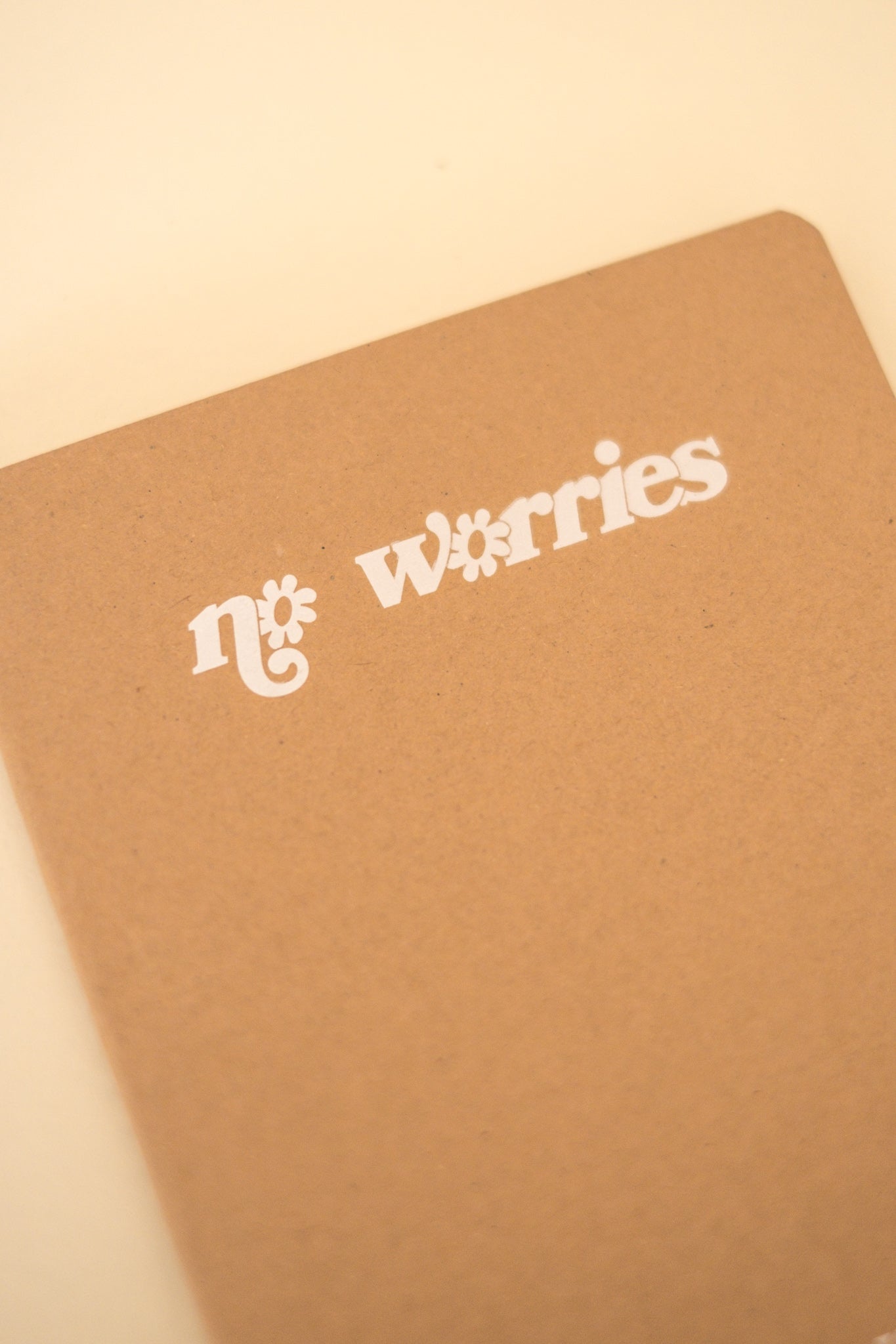 "No Worries" Graphic Notebook