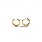Brenda Grands 18K Gold Baguette Huggie Earrings
