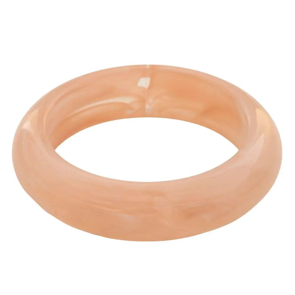 Blush Pink Acetate Bangle Bracelet