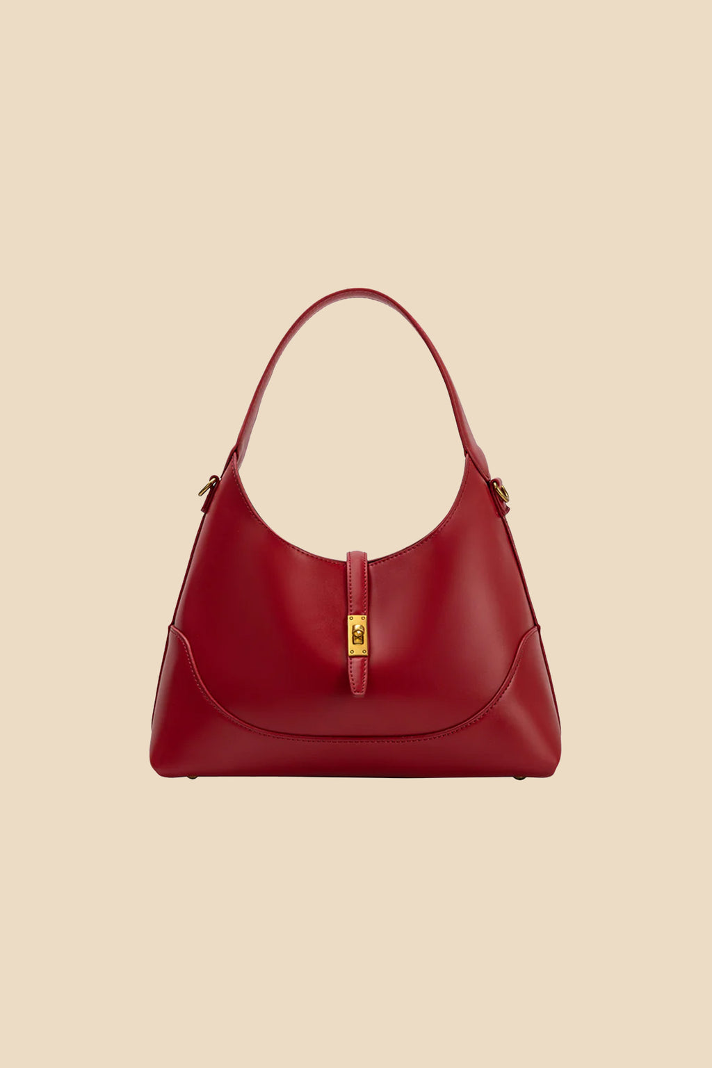 Melie Bianco Caroline Recycled Vegan Leather Shoulder Bag (Black)