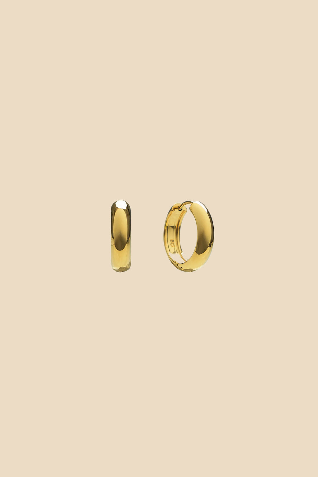 Brenda Grands 19MM Everyday Gold Hoops