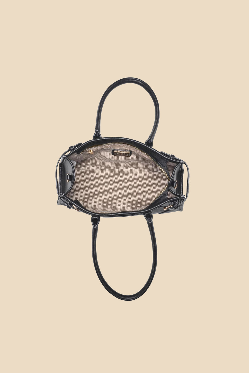 Jade Black Buckle Shoulder Bag