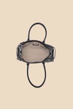 Jade Black Buckle Shoulder Bag