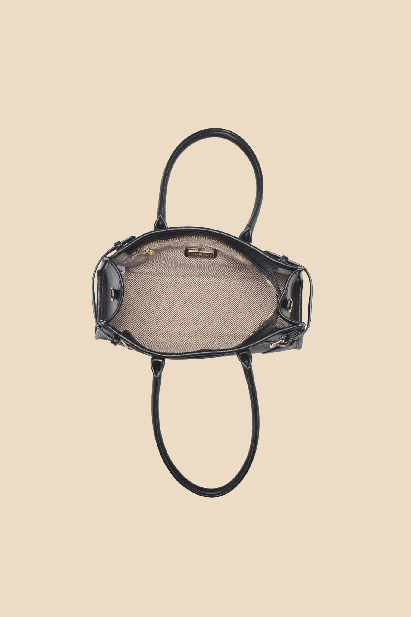 Jade Black Buckle Shoulder Bag