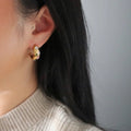 Multicolor Gem Hoops