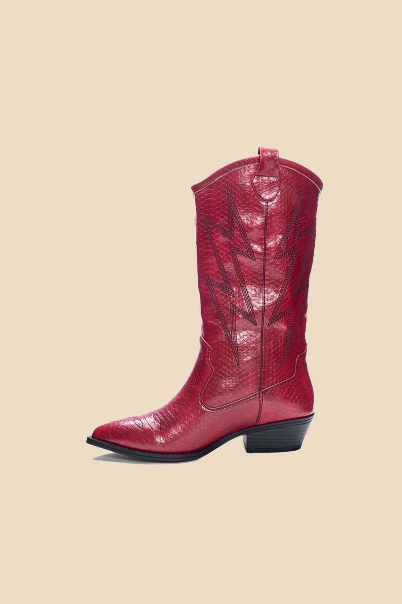 Chinese Laundry Josea Western Boot (Red)