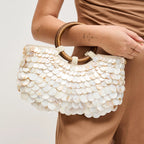 Scarlett Shell Evening Top Handle Bag