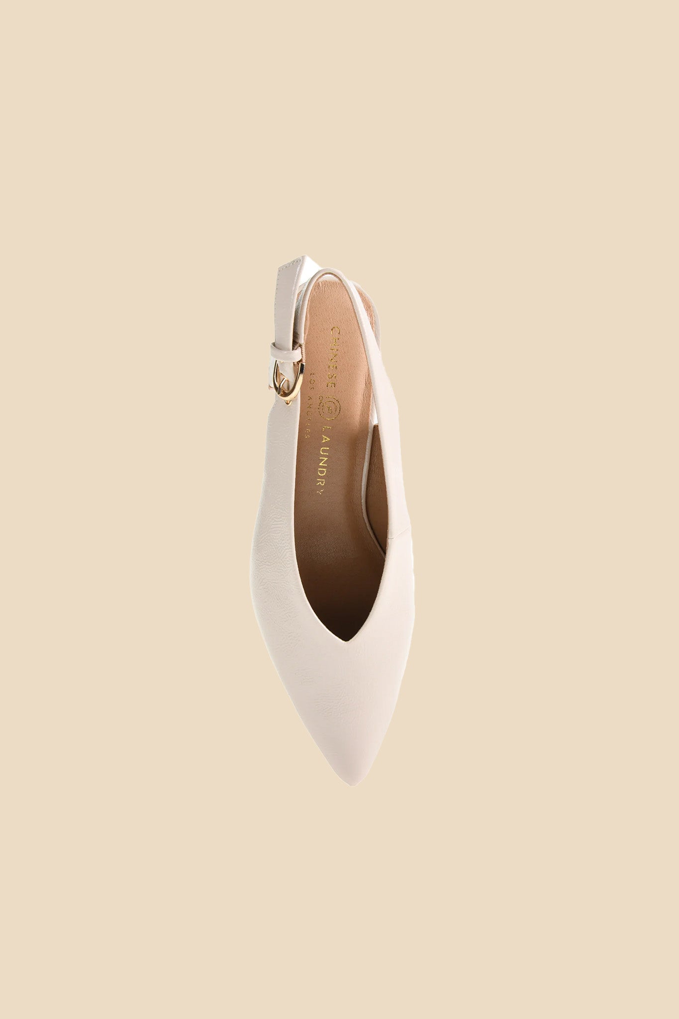 Chinese Laundry Menny Slingback Pump (Cream)