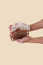 Large Matte Coated Hair Claw Clip (Two Colors)