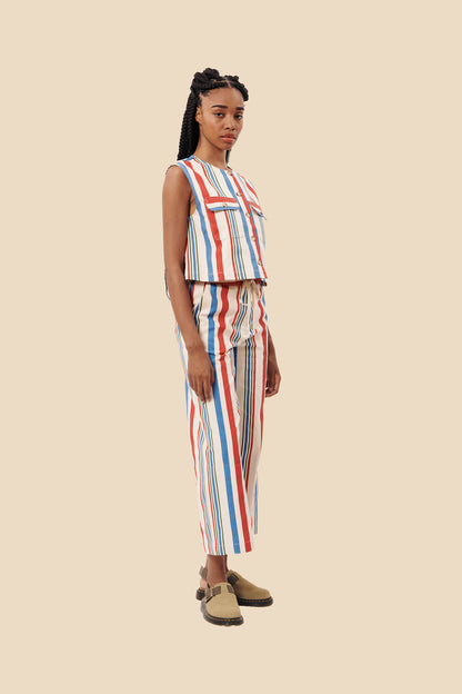 FRNCH Pelly Bold Striped Woven Pants