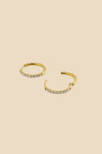 Brenda Grands 18MM Diamond Hoops