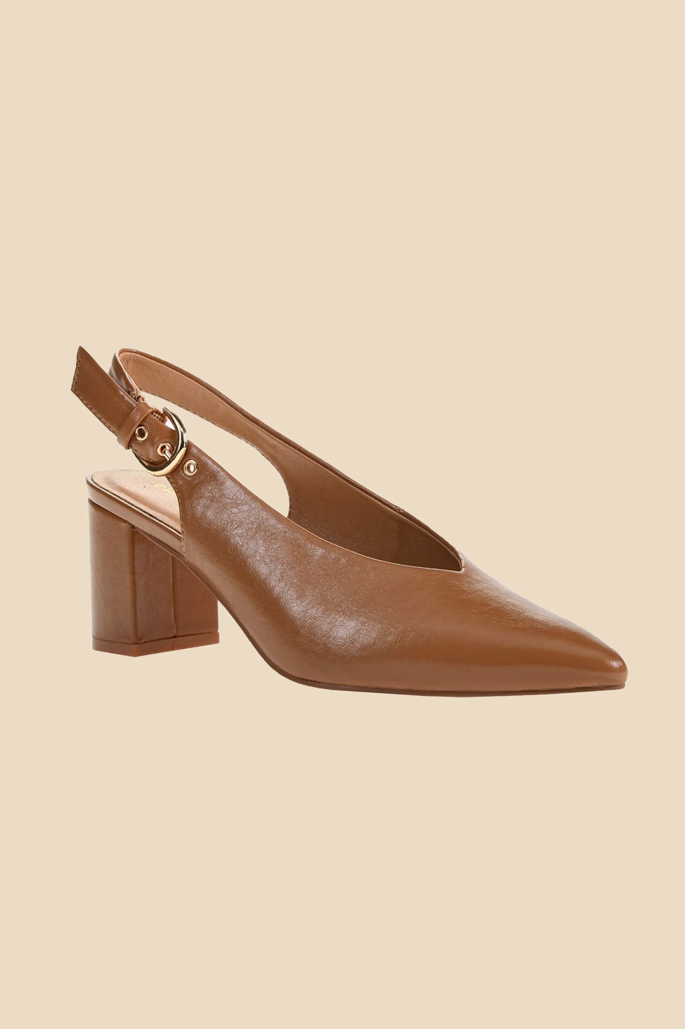 Chinese Laundry Menny Slingback Pump (Camel)