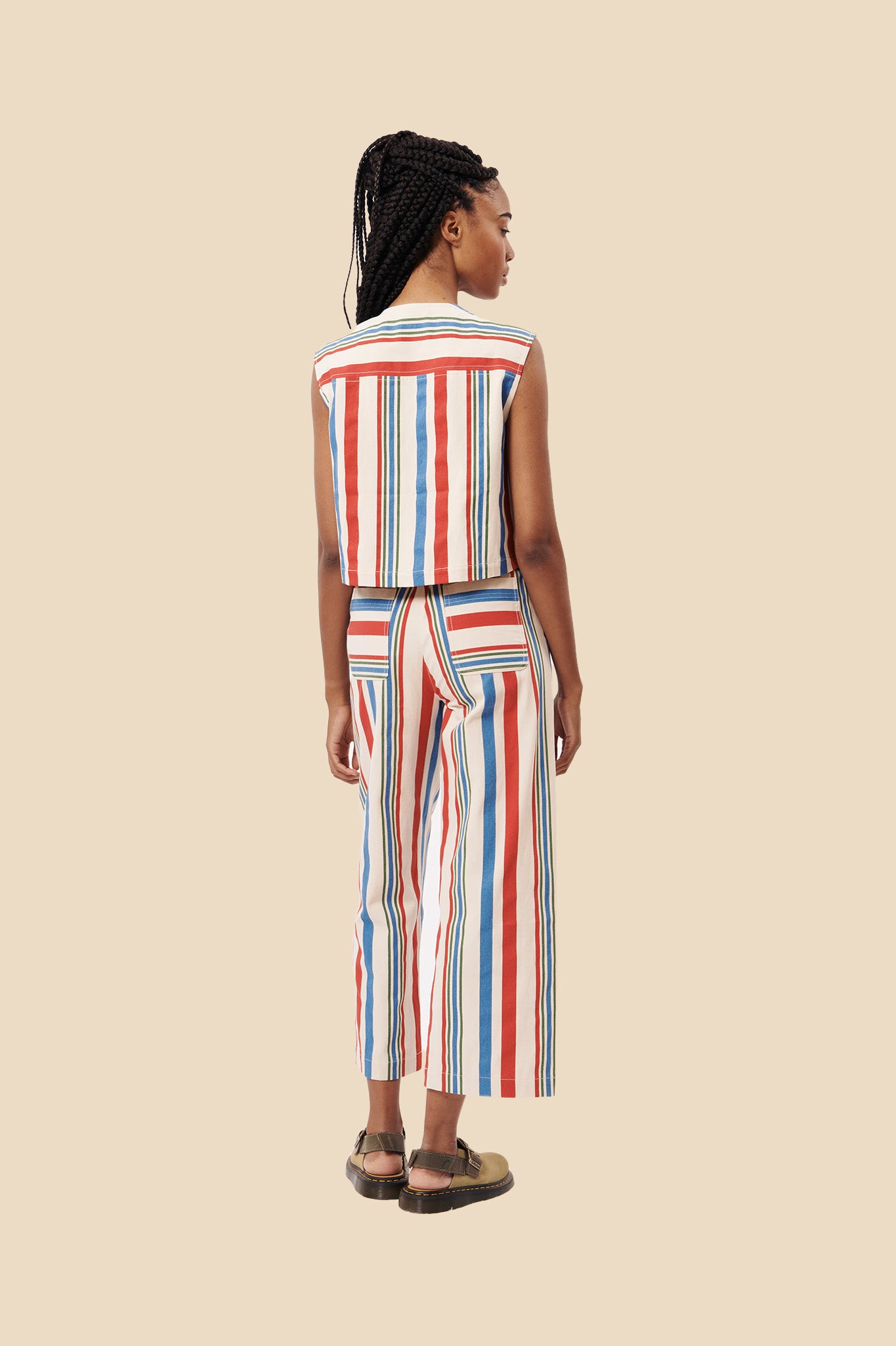 FRNCH Pelly Bold Striped Woven Pants