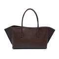 Levi Chocolate Vegan Leather Shoulder Bag