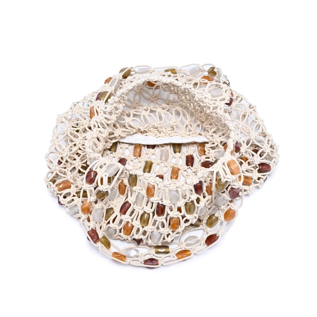 Asher Beaded Knit Tote