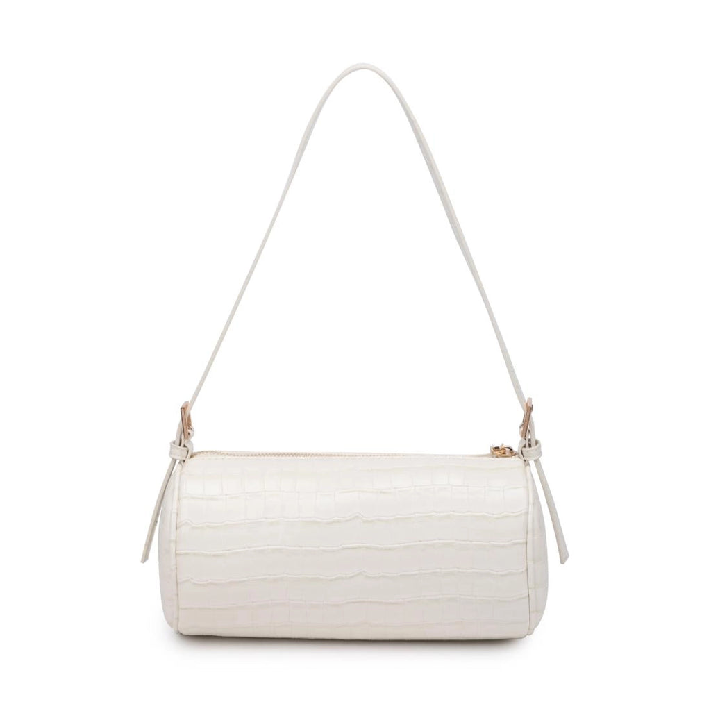 Rachel Bone Croc Shoulder Bag