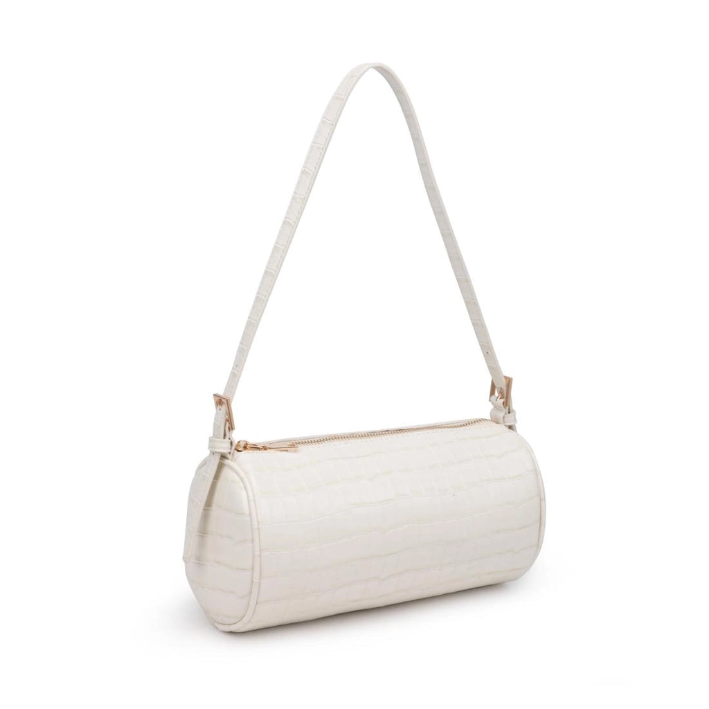 Rachel Bone Croc Shoulder Bag