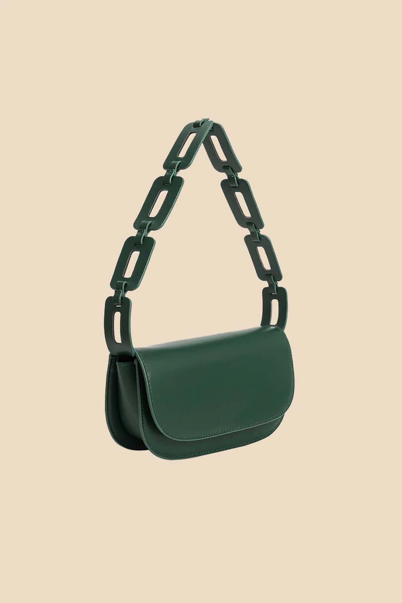 Melie Bianco Inez Small Vegan Leather Shoulder Bag (Two Colors)