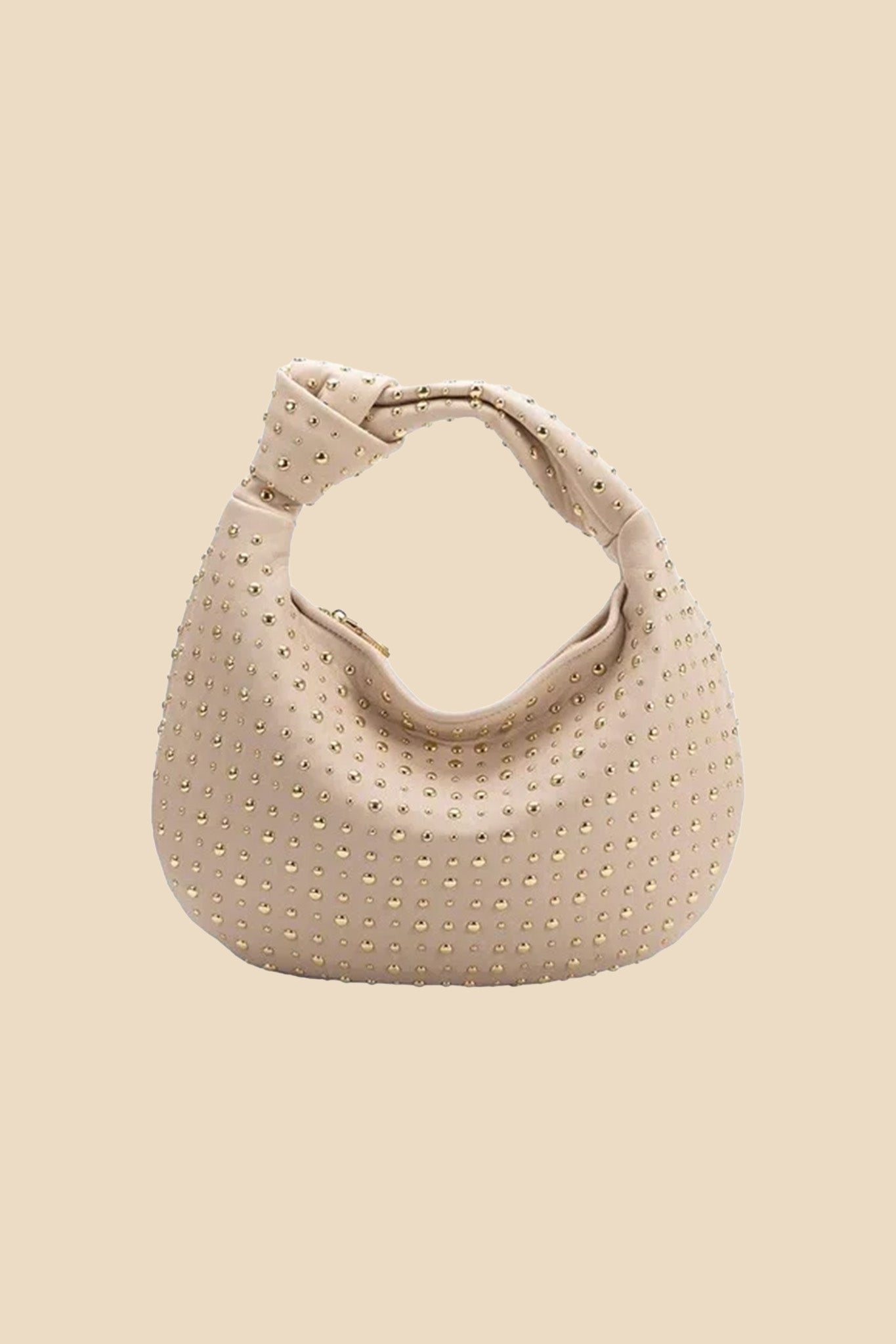 Melie Bianco Brigitte Large Studded Shoulder Bag (Four Colors)