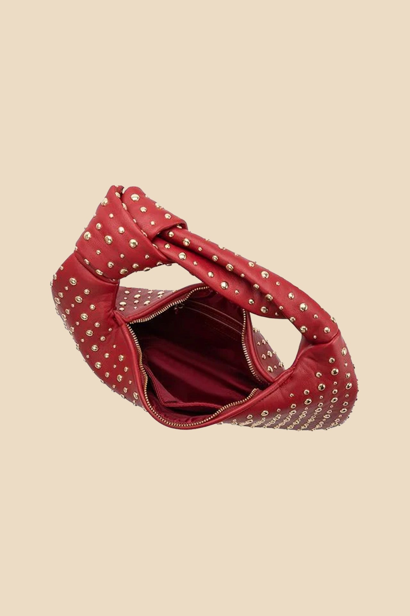 Melie Bianco Brigitte Large Studded Shoulder Bag (Four Colors)
