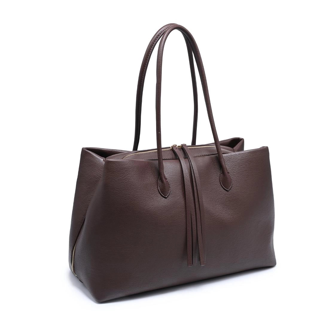 Sadie Chocolate Satchel Shoulder Bag