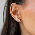 Brenda Grands 18K Gold Baguette Stud Earrings