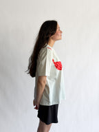 Things Between Blair Bikini Cotton T-Shirt (Red Polka Dot)