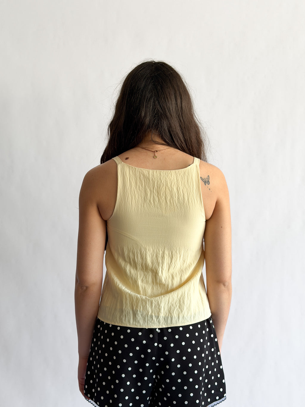 Natalie Butter Yellow Soft Tank Top