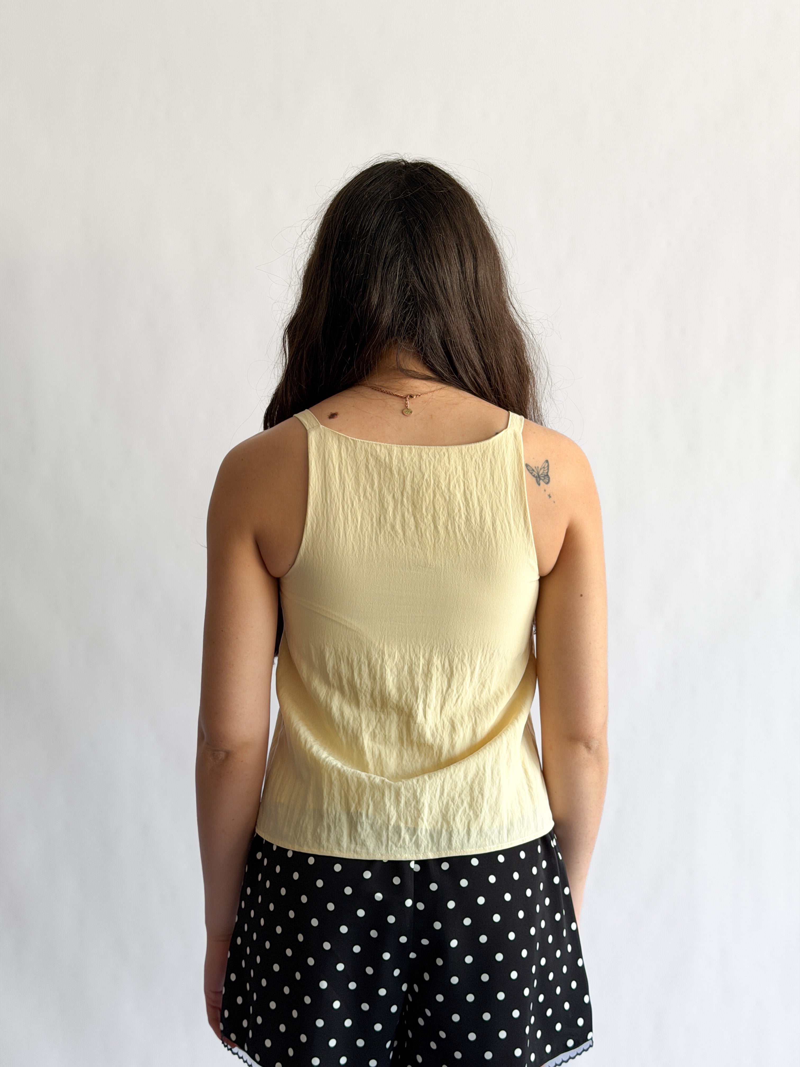 Natalie Butter Yellow Soft Tank Top