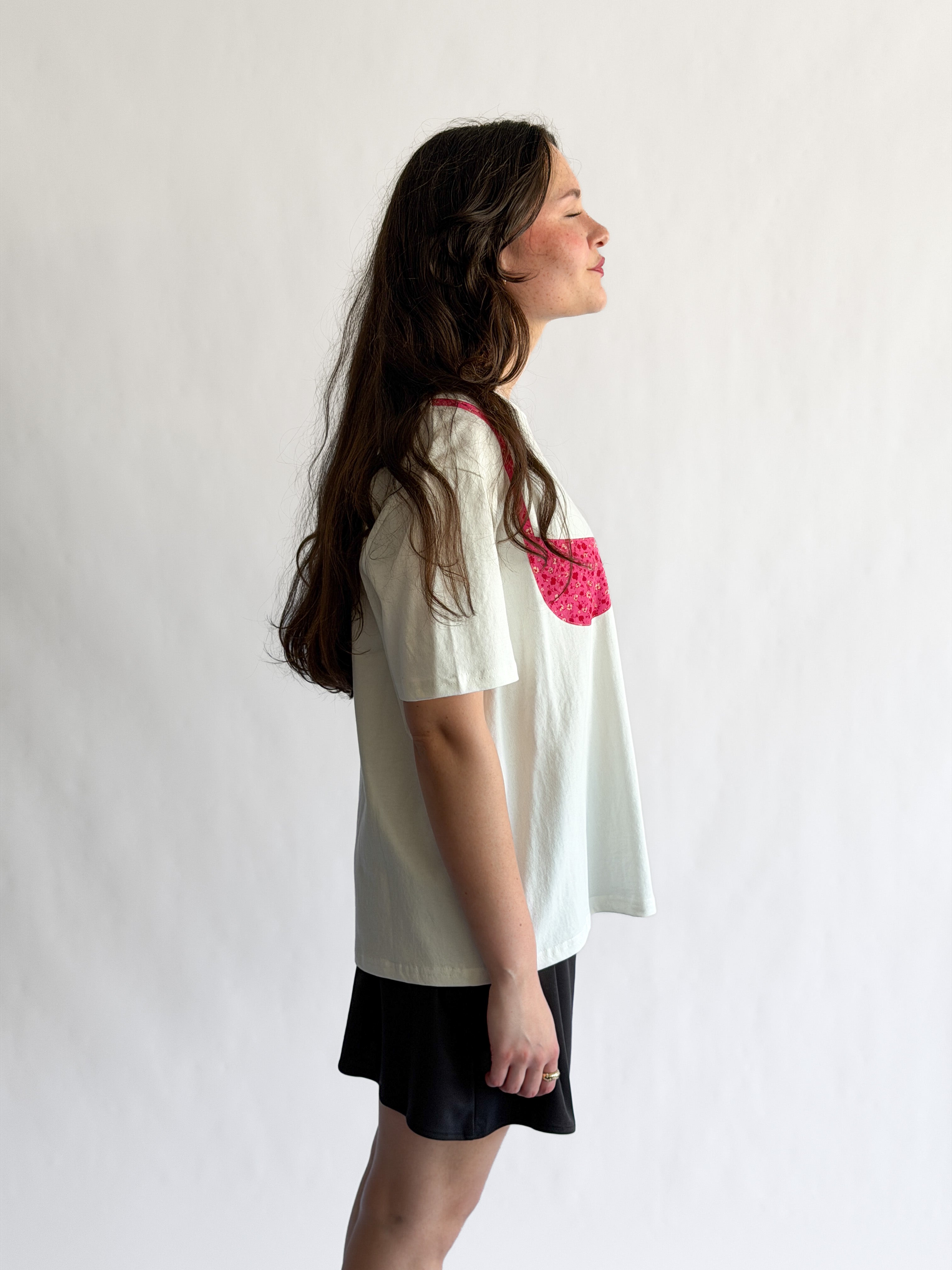 Things Between Blair Bikini Cotton T-Shirt (Pink Floral)