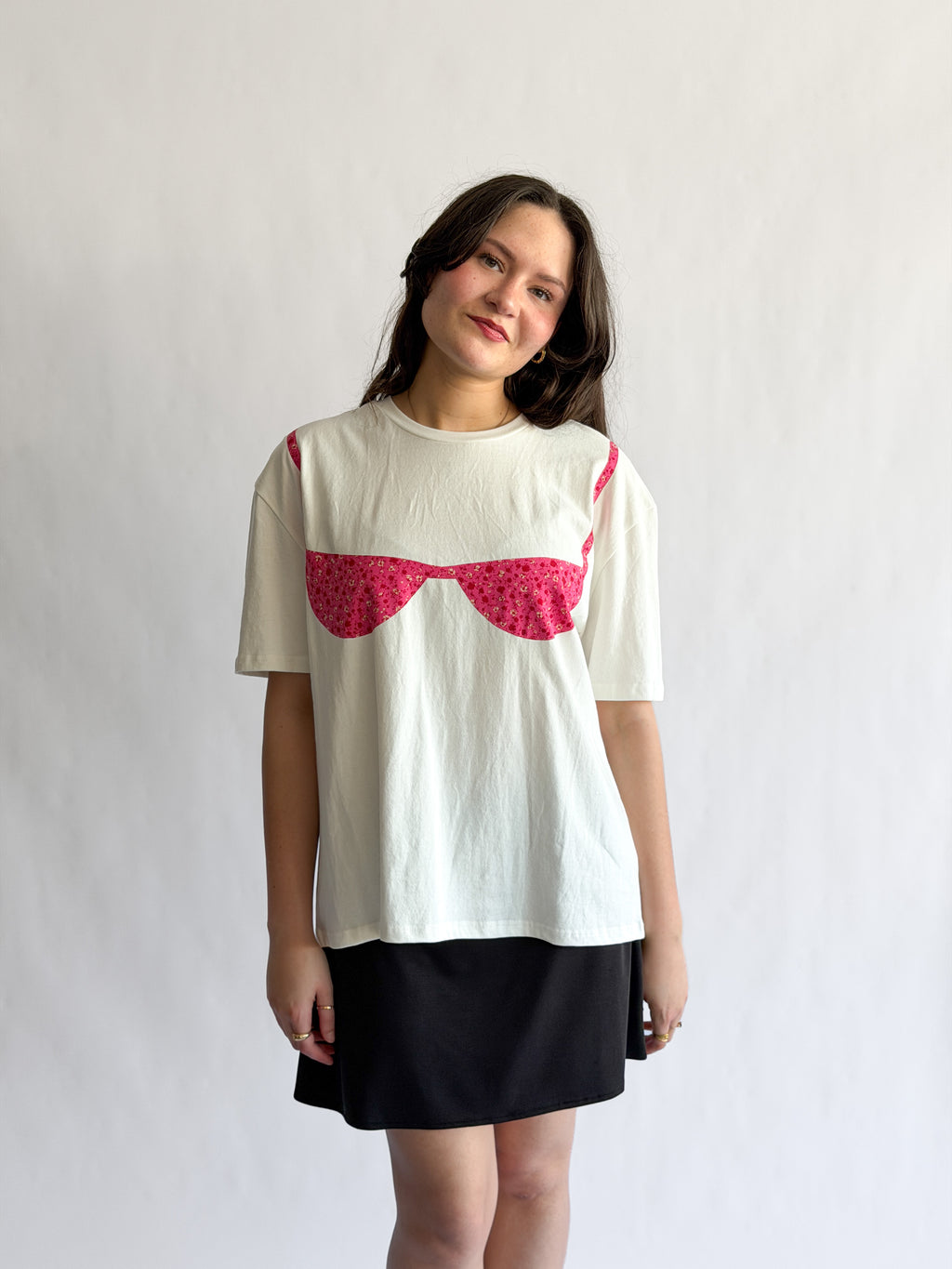 Things Between Blair Bikini Cotton T-Shirt (Pink Floral)