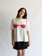 Things Between Blair Bikini Cotton T-Shirt (Pink Floral)