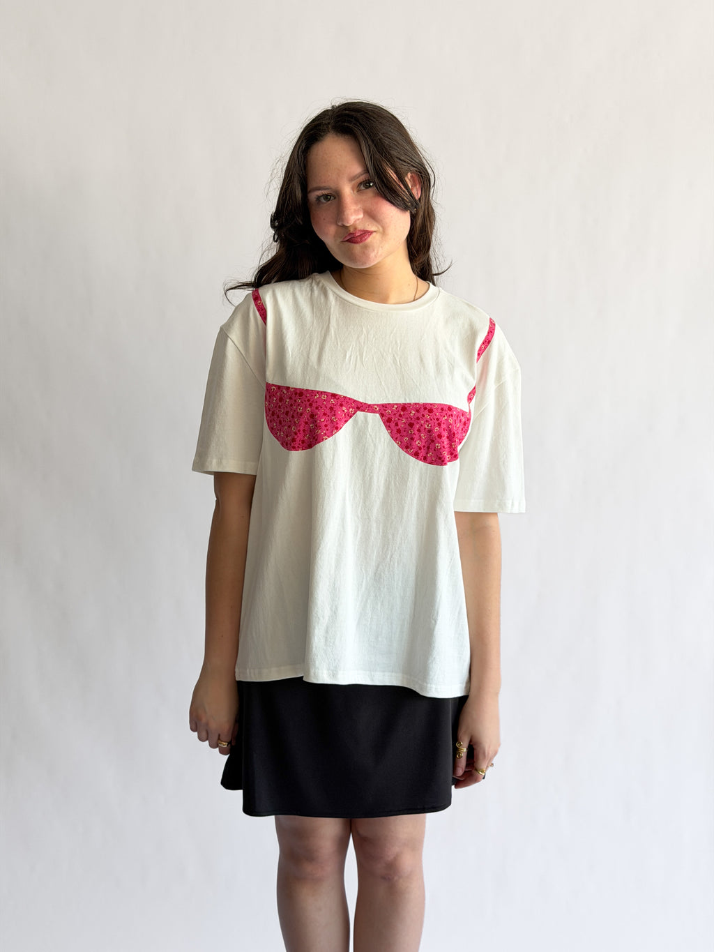 Things Between Blair Bikini Cotton T-Shirt (Pink Floral)