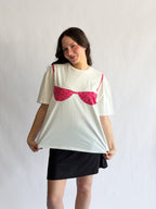Things Between Blair Bikini Cotton T-Shirt (Pink Floral)